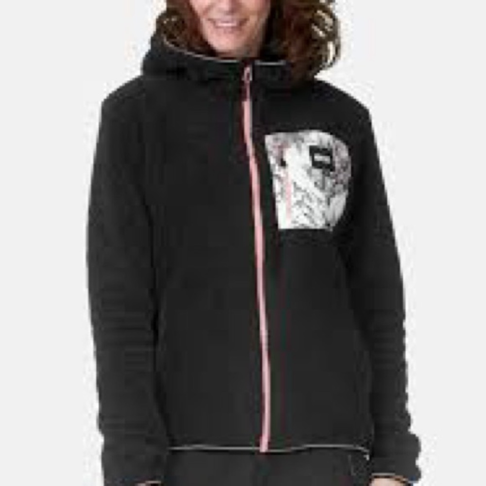 Picture Women's Izimo Fleece Jacket Black Organic Clothing Size Large